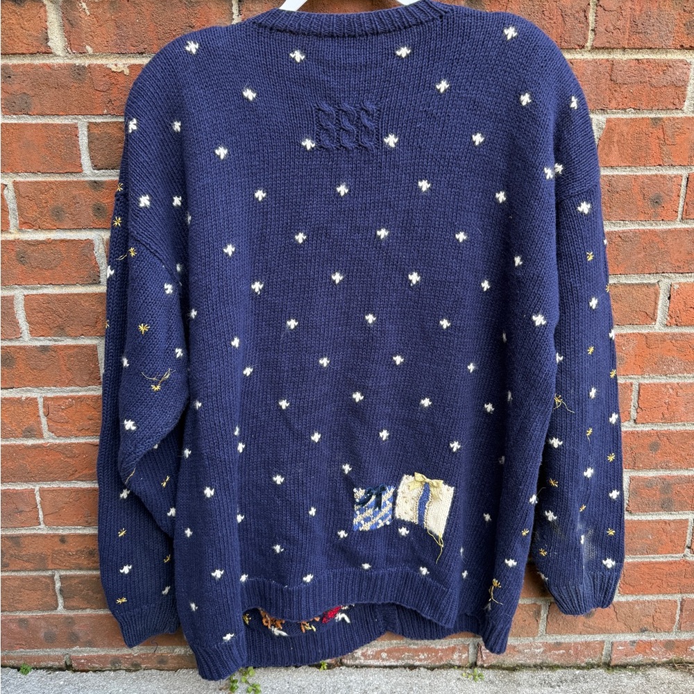Vintage Marisa Christina II Christmas Knit Cardigan Sweater Size 2XL Women’s - Picture 6 of 10